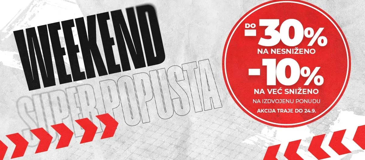 Vikend super popusta 22.-24.9.